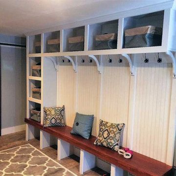 Garage to Mudroom Conversion