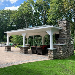 Custom Pavilion/Fireplace (Manhasset/NY): - Gazebos
