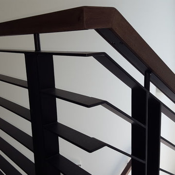 Metal railings