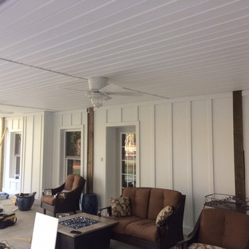 Lake Norman Hardieplank Siding Install and Outdoor Living Space Remodel