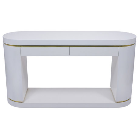 Mid Century Style Lacquered Console