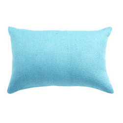 BASKETWEAVE PILLOW - RECTANGLE - Decorative Pillows