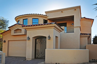 Home design - mediterranean home design idea in Phoenix