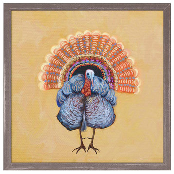 "Fall Collection - Thankful Turkey" Mini Framed Canvas