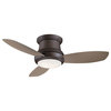 Minka Aire Concept II 44 in. LED Oil Rubbed Bronze Flush Mount Ceiling Fan