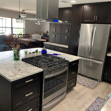 Espresso Shaker Kitchen Remodel
