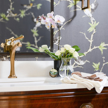 POWDER ROOM REMODEL | Contemporary Home Remodel | Part Four