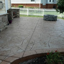 Concrete patio