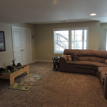 Brown Finished basement