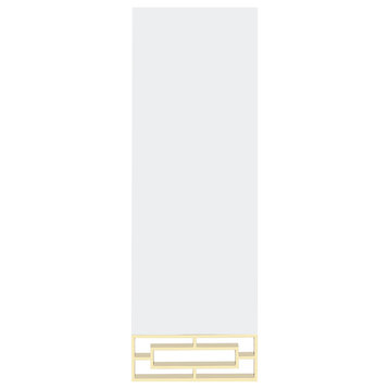 Slaystation Skylar 6-Drawer Vanity Storage Unit, White