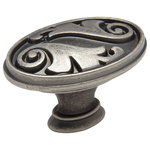 Cosmas - Cosmas 4297WN Weathered Nickel Floral Cabinet Knob - Manufacturer: Cosmas