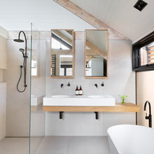 Stickybeak of the Week: Three Cool Bathrooms With One Warm Look
