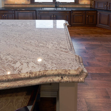 Black Galaxy granite & Silver Persa granite