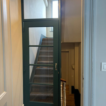 Rafraichissement d'une cage d'escalier d'une maison de ville Bruxelloise