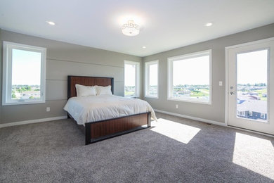 Example of a bedroom design in Other