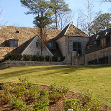 Exterior limewashing