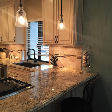 Long Beach Kitchen, Bar, Fireplace Remodel