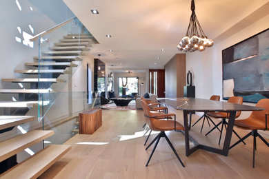 Minimalist dining room photo in Toronto