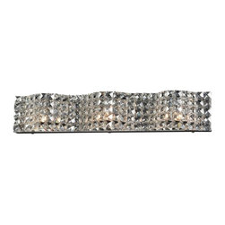 PLC 3 Light Vanity Fixture Piattini Collection 90026PC - Wall Lighting