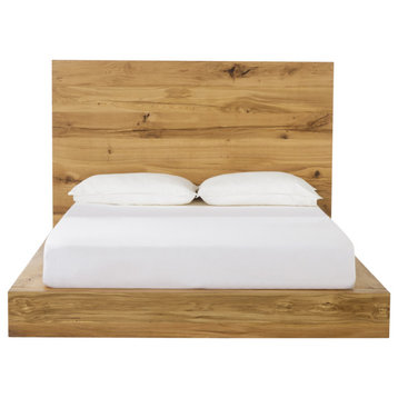Natural French Oak Queen Bed | Andrew Martin Sands