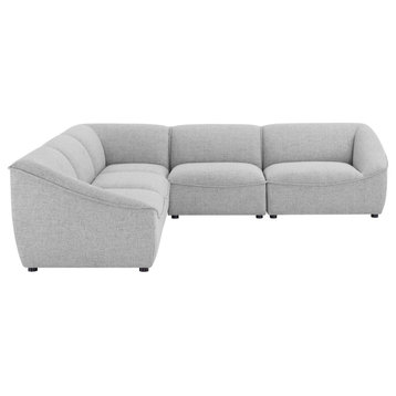 Melody Light Gray 5, Piece Sectional Sofa
