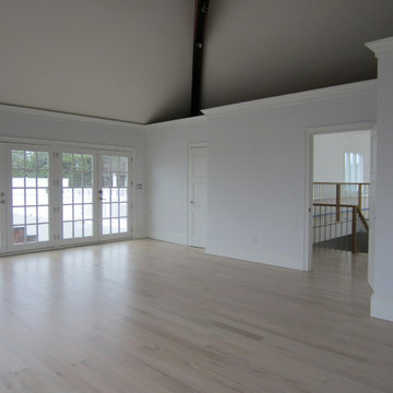 WATER MILL: 4" RED OAK INSTALLED AND PICKLED - 3 COATS BONA TRAFFIC SATIN
