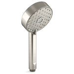 Kohler - Kohler Awaken G110 1.75GPM Multifunction Handshower, Vibrant Brushed Nickel - The Awaken handshower brings KOHLER quality, design, and performance to your bath. Advanced spray performance delivers three distinct sprays - wide coverage, intense drenching, or targeted - with a smooth rotation of a thumb tab. Ergonomic design makes for superior comfort and ease of use, with ideal balance and weight in the hand. The artfully sculpted sprayface reveals simple, architectural forms that complement contemporary and minimalist baths.