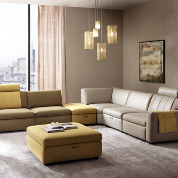 Modular Sectional Euforia C015 by Natuzzi Editions