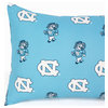North Carolina Tar Heels Pillowcase Pair, Solid, Includes 2 Standard Pillowcases, King