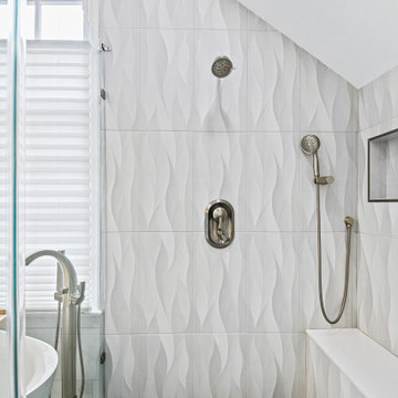 Transitional Primary Bathroom Remodel Centreville, VA