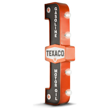 Texaco Gasoline Motor Oil Gas Station LED Sign