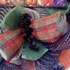Festival Of Colors Deco Mesh Autumn Wreath With Adorable Squirrel