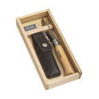 Opinel Knife Folding No. 8 Olive With Sheath