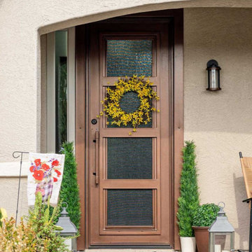 Hand Forged Desert Contemporary Exclusive Iron Entry Door