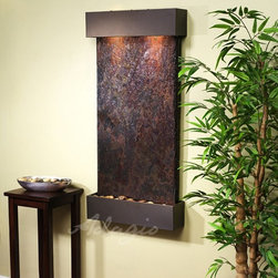 Whispering Creek Slate Wall Fountain - Indoor Fountains