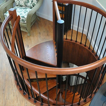 Forged Iron Spiral Stairs