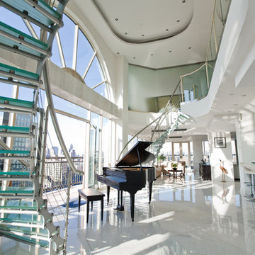 Laminated glass floors