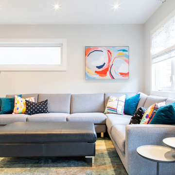 Warm modern executive home