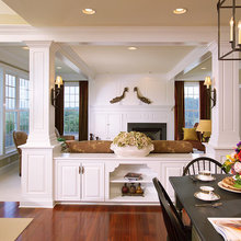 Family Room half wall