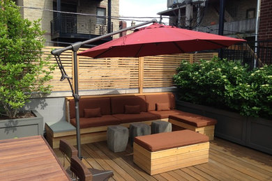 Trendy deck photo in Chicago