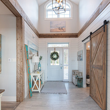 High ceiling entry