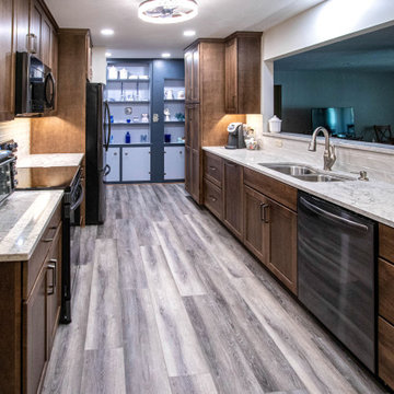 French Roast Kitchen Cabinetry with Eternia Quartz Countertop
