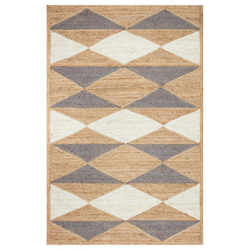 Redondo REO-04 Natural/Grey 2'3"x3'9" Area Rug