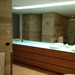 Timber porcelain tiles and matching American Oak flooring - Products