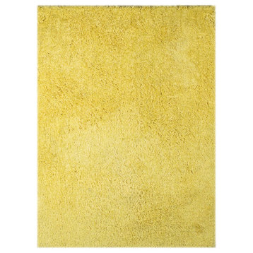 Illustrations Area Rug, Yellow, 3'6"x5'6", Solid
