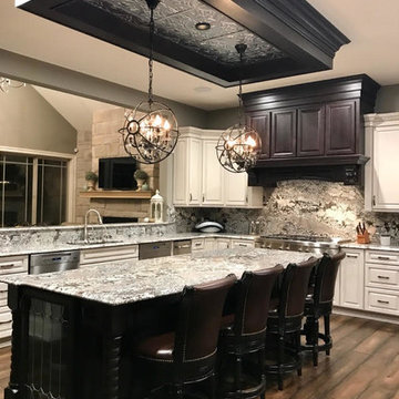 Lennon Granite with Full Height Backsplash