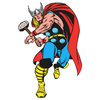 Marvel Classic Thor Comic Peel and Stick Giant Wall Decal