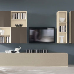 Contemporary Wall Unit VV 3929 - $2,735.00 - Entertainment Centers And Tv Stands