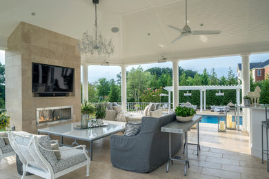 Inspiration for a porch remodel in Baltimore