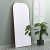 Elegant Decor Metal Frame Arch Full Length Mirror 35X72"